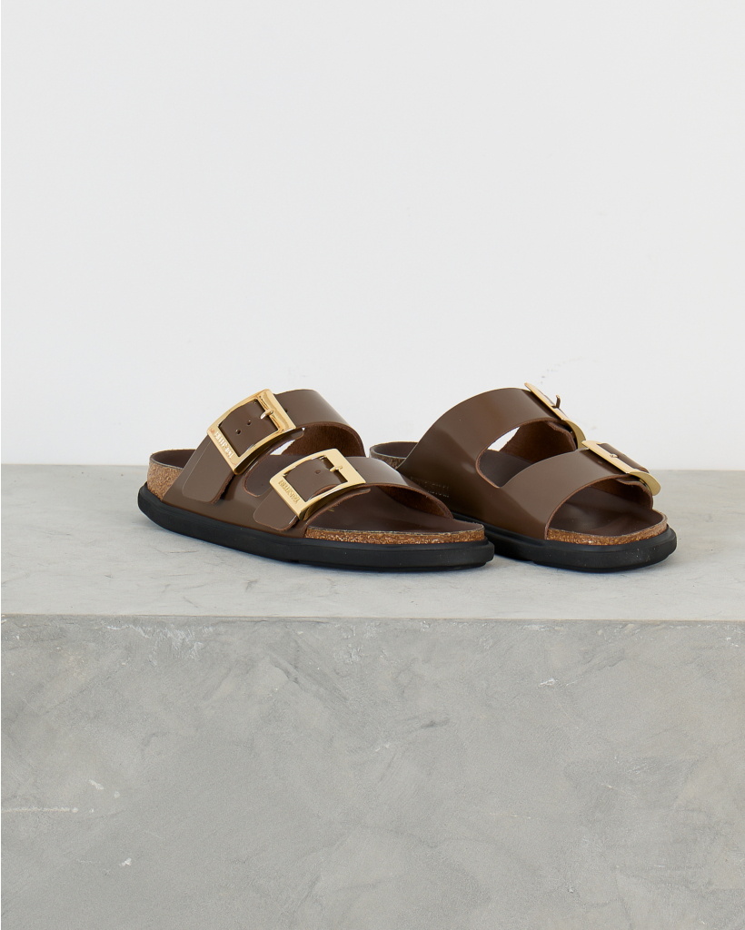 Arizona Droplet Buckle Sandals High-Shine Caraf