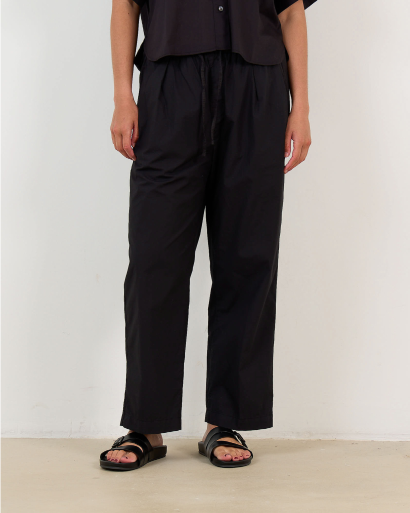 Romilla Black Poplin Trousers