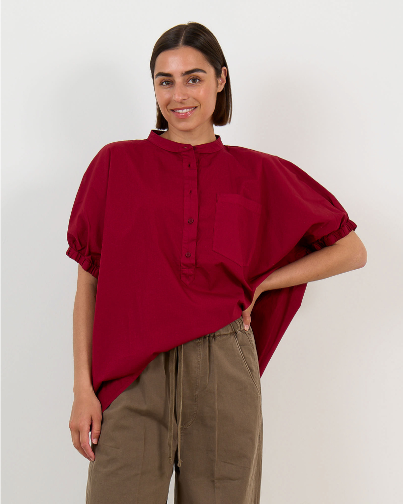 Blouse with Poplin Sleeve Rumba