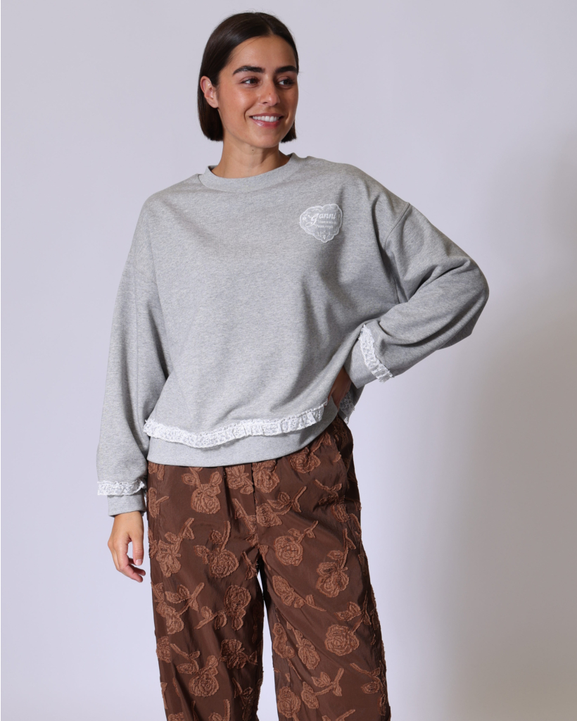 Paloma Sweatshirt with Lace Details