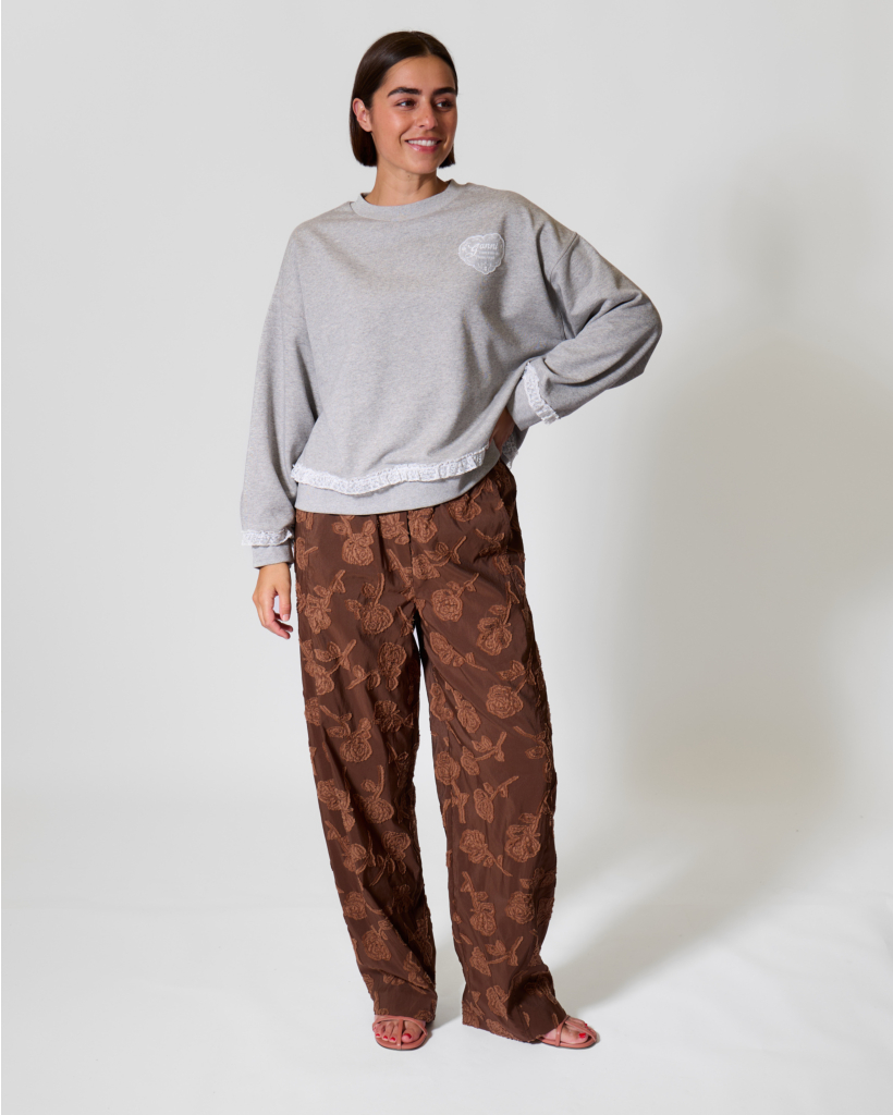 Paloma Sweatshirt with Lace Details