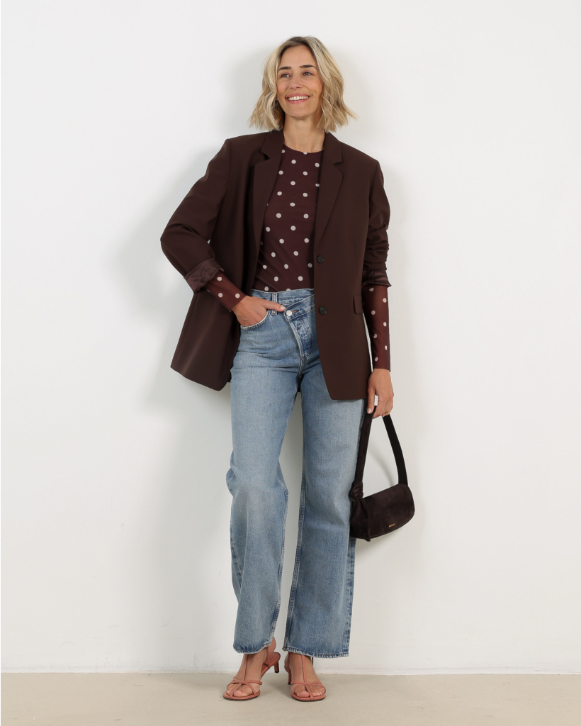 Lola Classic Blazer Mahogany Brown