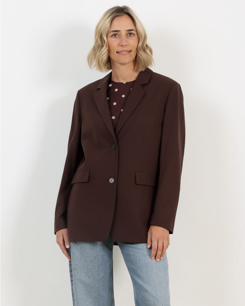 Lola Classic Blazer Mahogany Brown