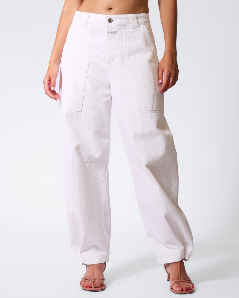 Rhannon Barrel Jeans Off-White