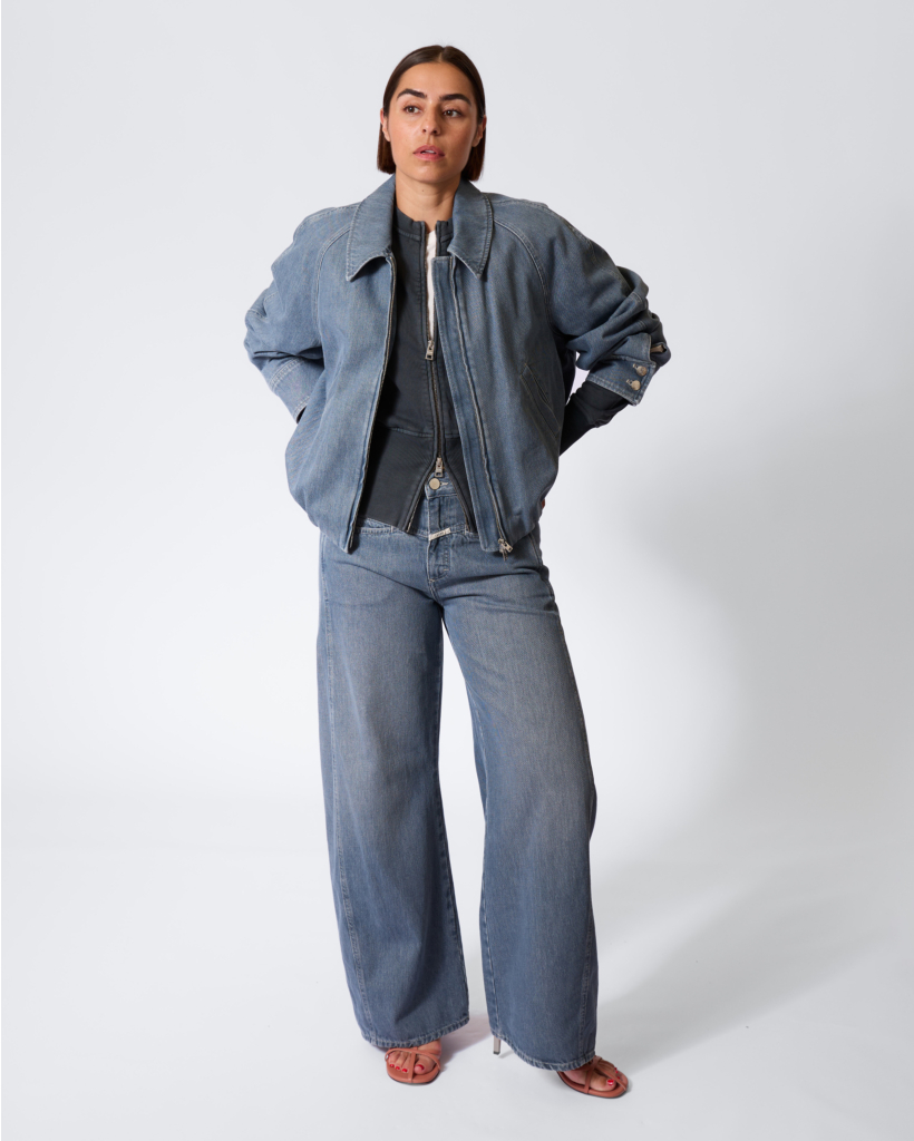 Tori-x Barrel Jeans Mid Gray L32
