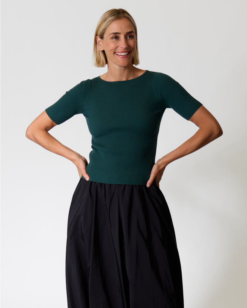 Gola Slim-fit Stretch Viscose Sweater - Green