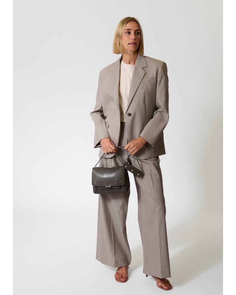Dattila Oversized Wool Blazer Hazelnut