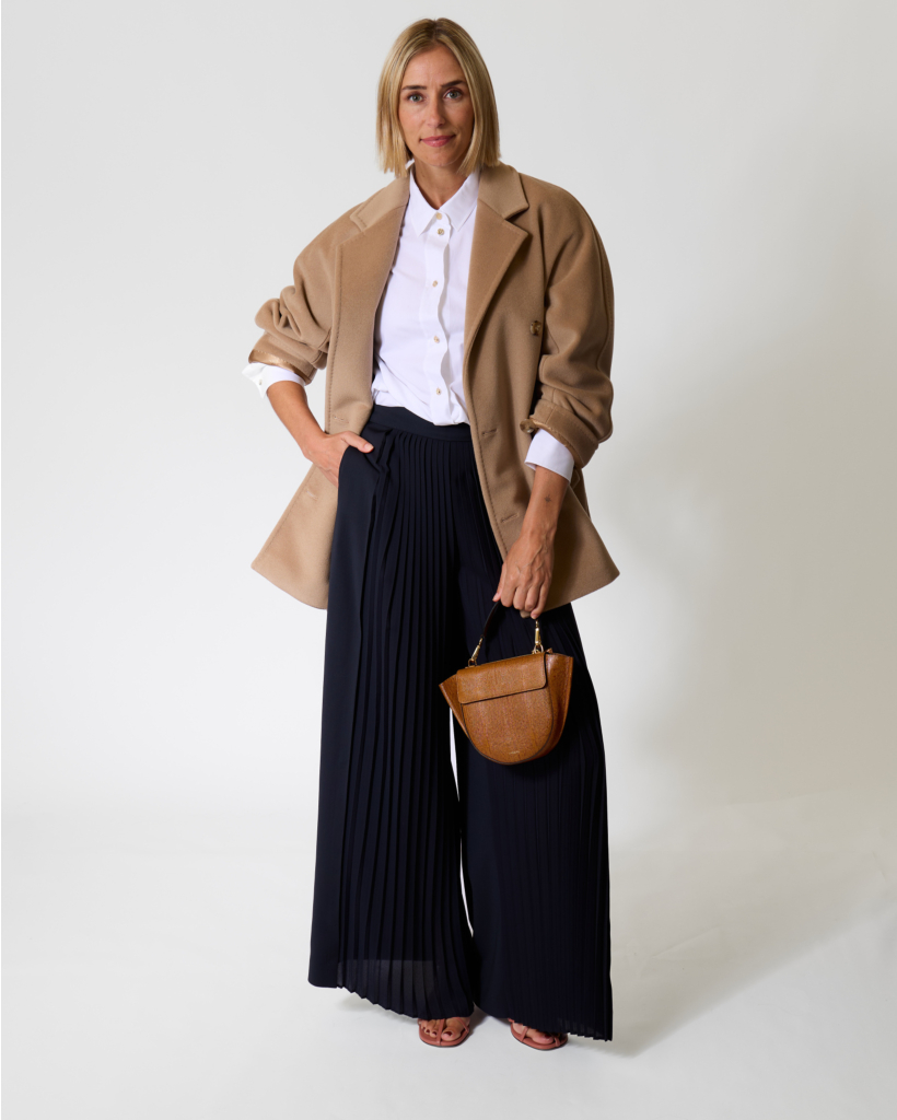 Tiglio Wool Pleated Trousers Ultramarine