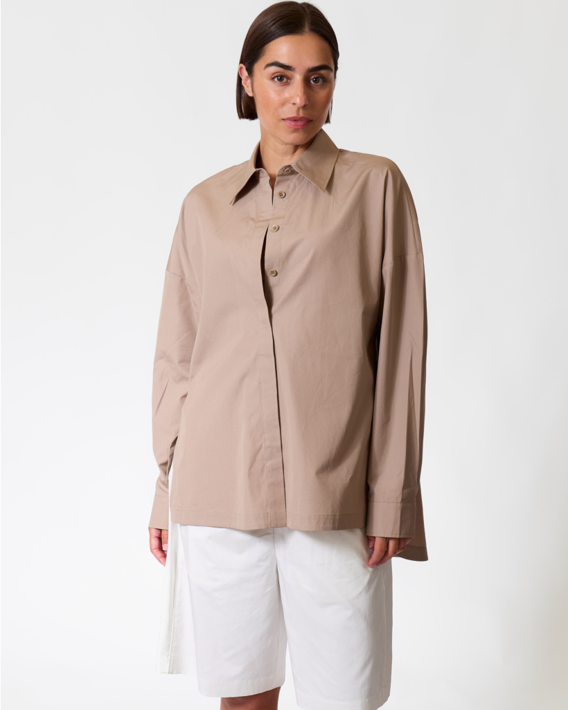 Oversized Blouse Dark Stone Darst