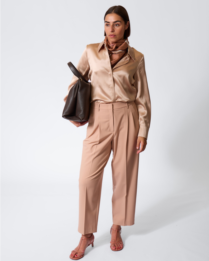 Silk Blouse Cappuccino