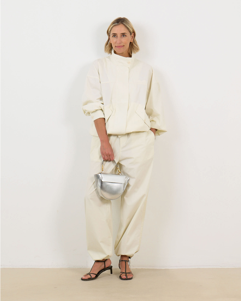 Batina Light Grey Collared Jacket