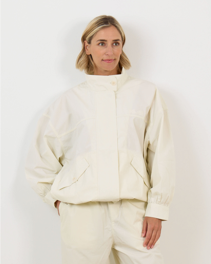 Batina Light Grey Collared Jacket