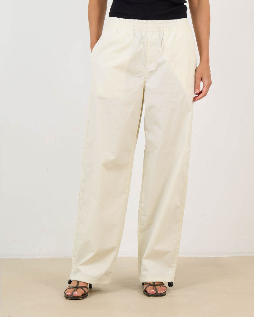 Nazan Organic Cotton Trousers Light Grey