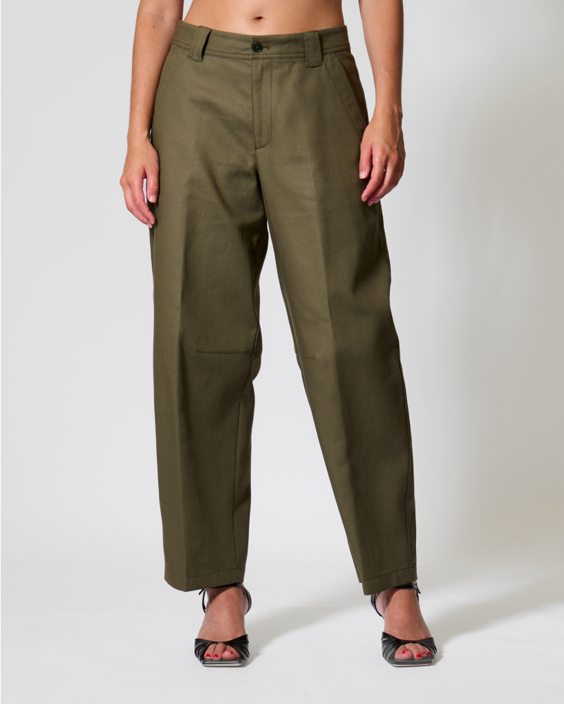 Romi Barrel Trousers Cypress Green