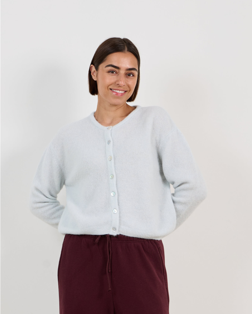 Vitow Alpaca Mix Vest in Frosted Heather