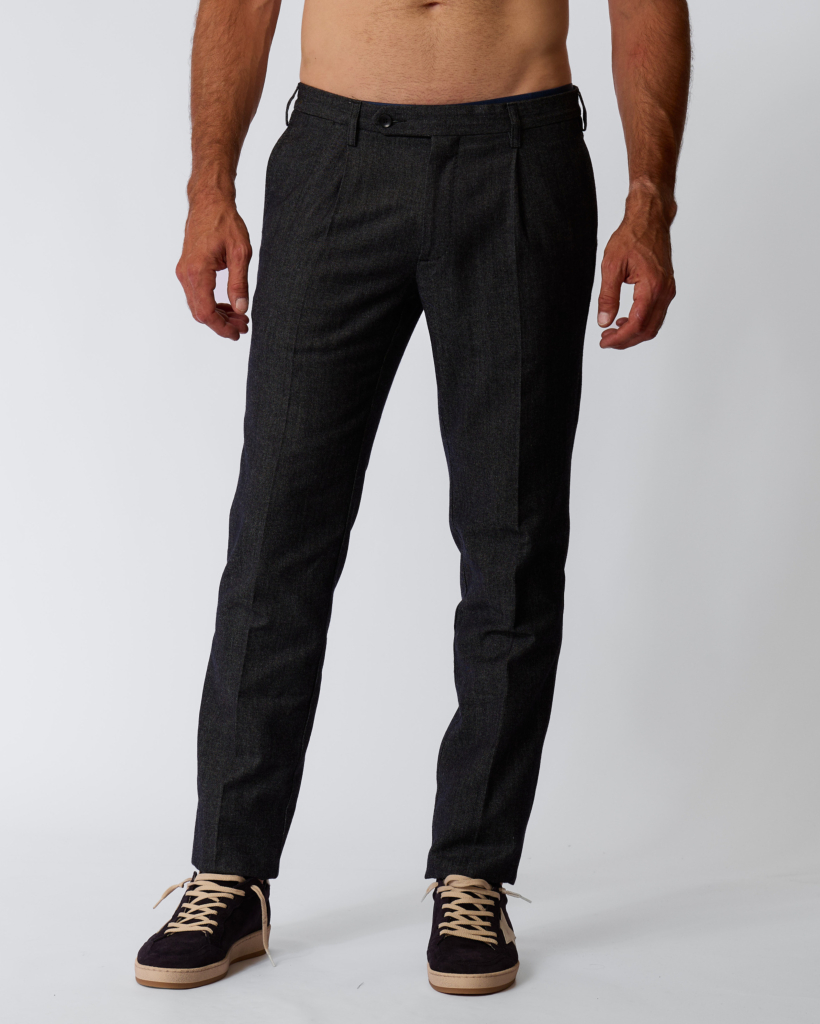 Sartorial Denim Trousers Dark Grey