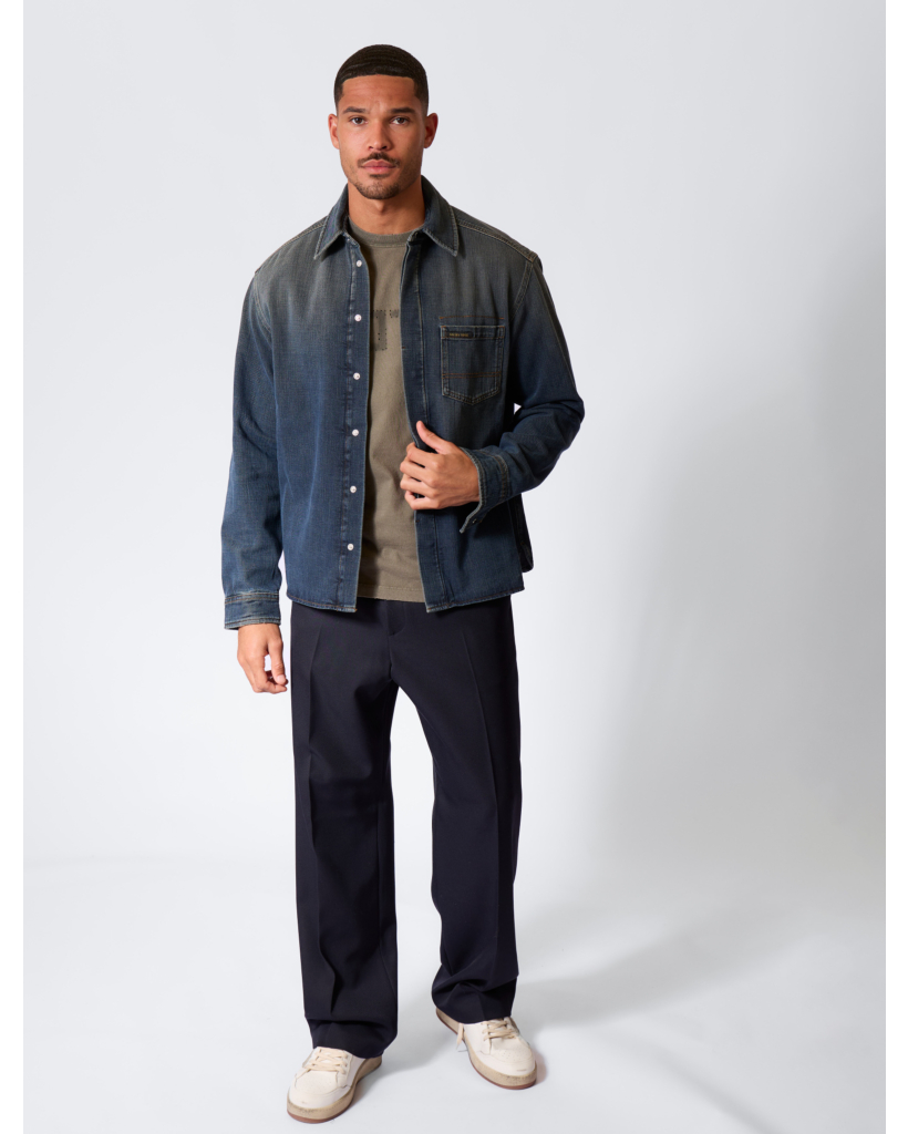 Roger Boxer Overshirt Denim Arsenale Wash