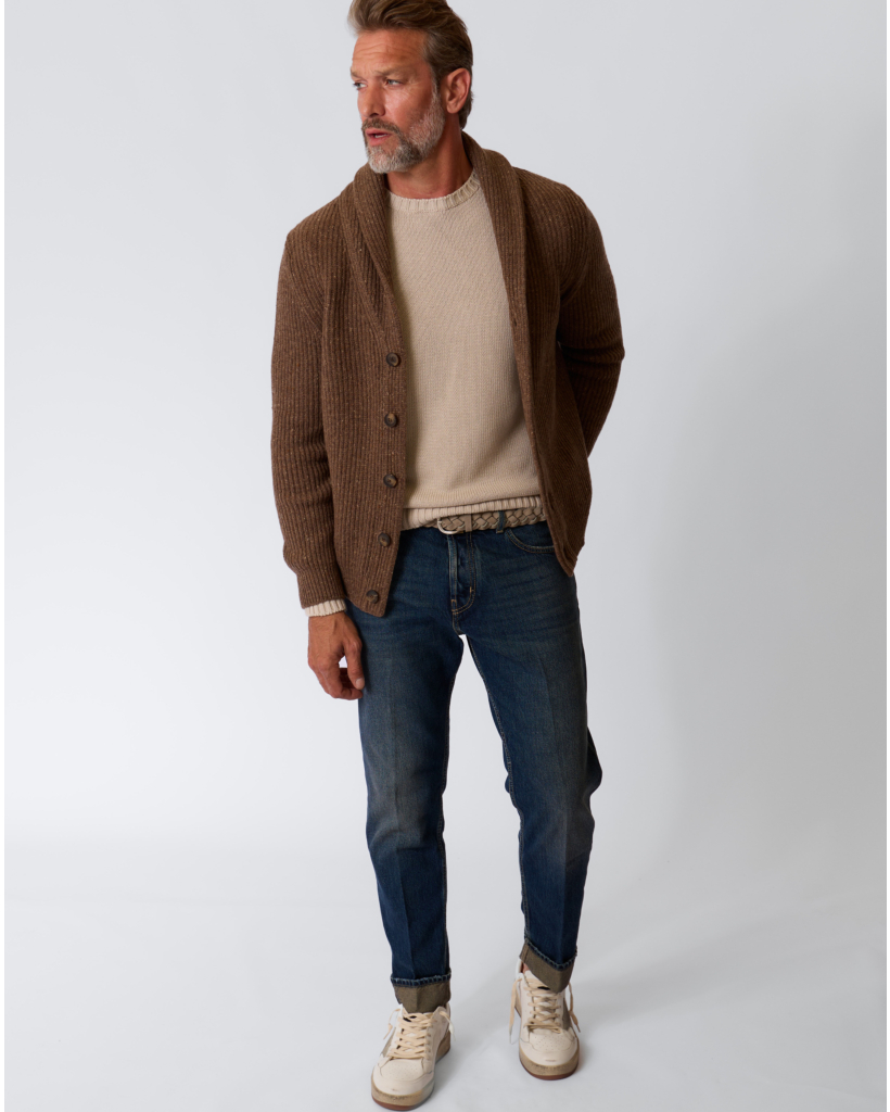 Round Neck Beige
