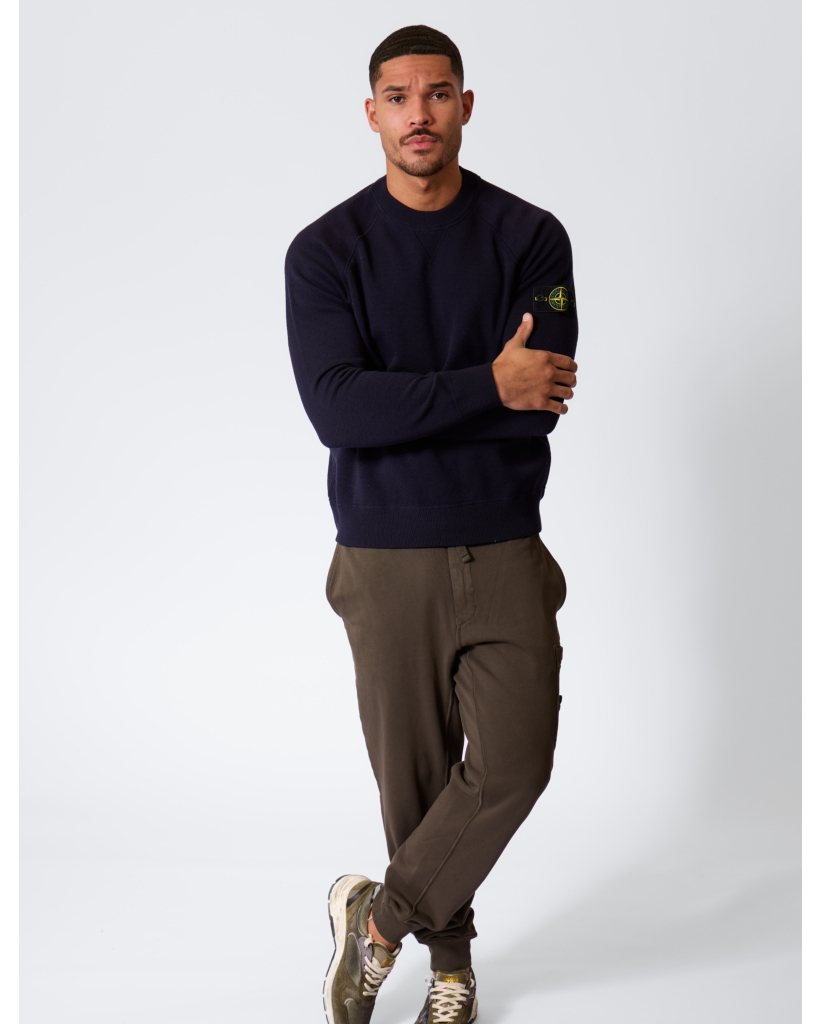 5100020 Loose Crewneck Jumper Navy Blue