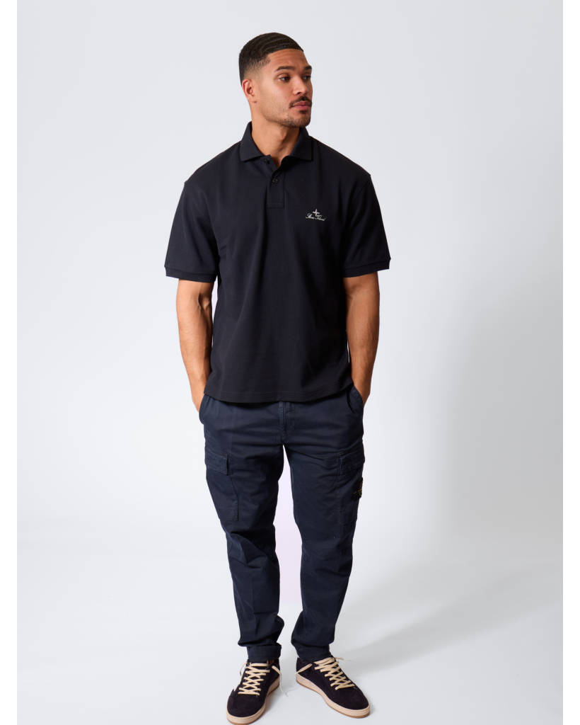 2200002 Polo with Embroidered Logo Navy