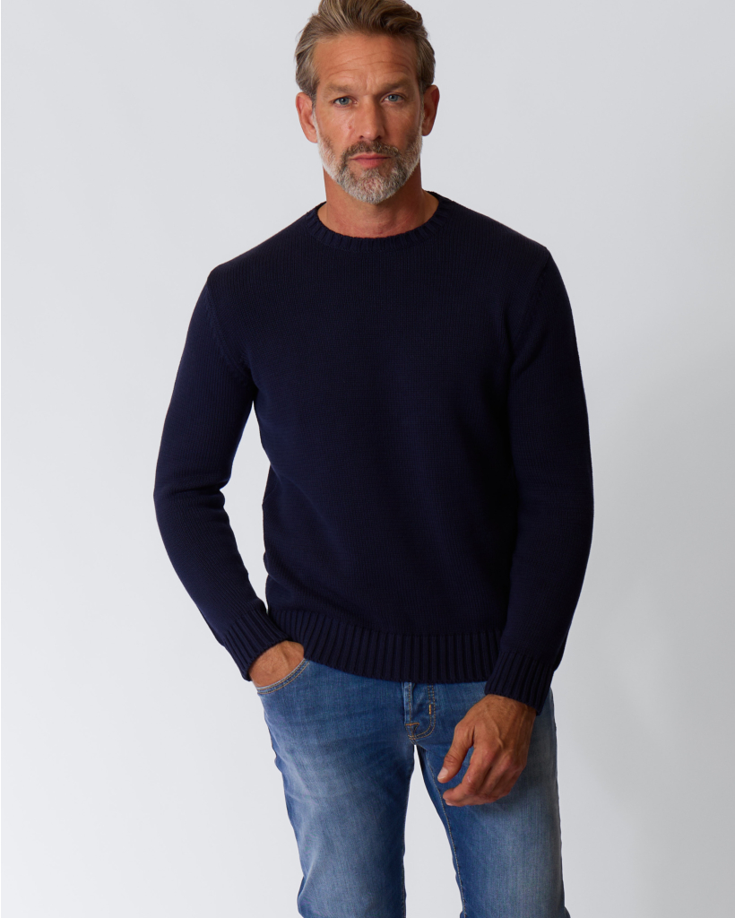 Round Neck Navy