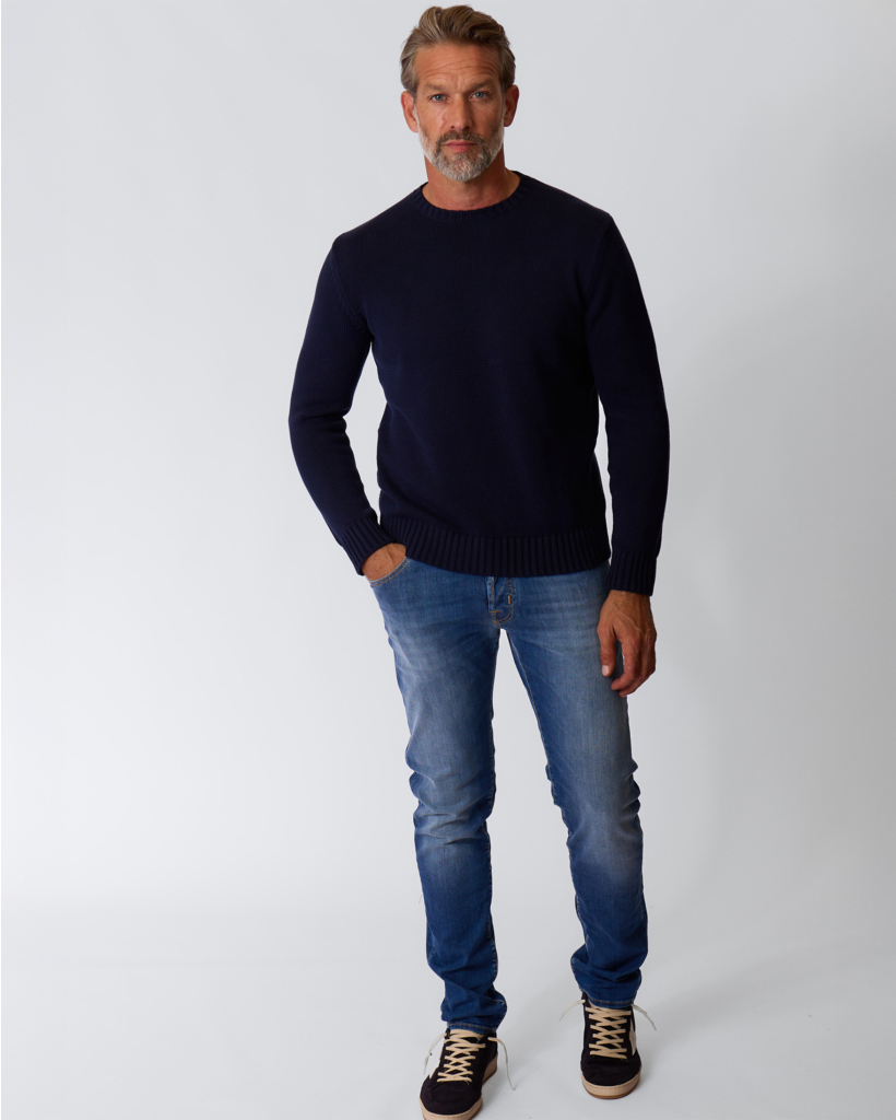 Round Neck Navy