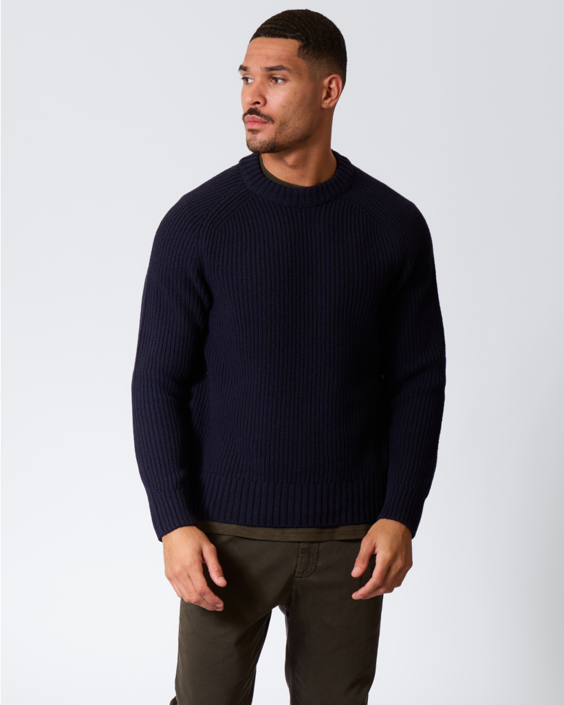 Woolen Pullover Dark Night