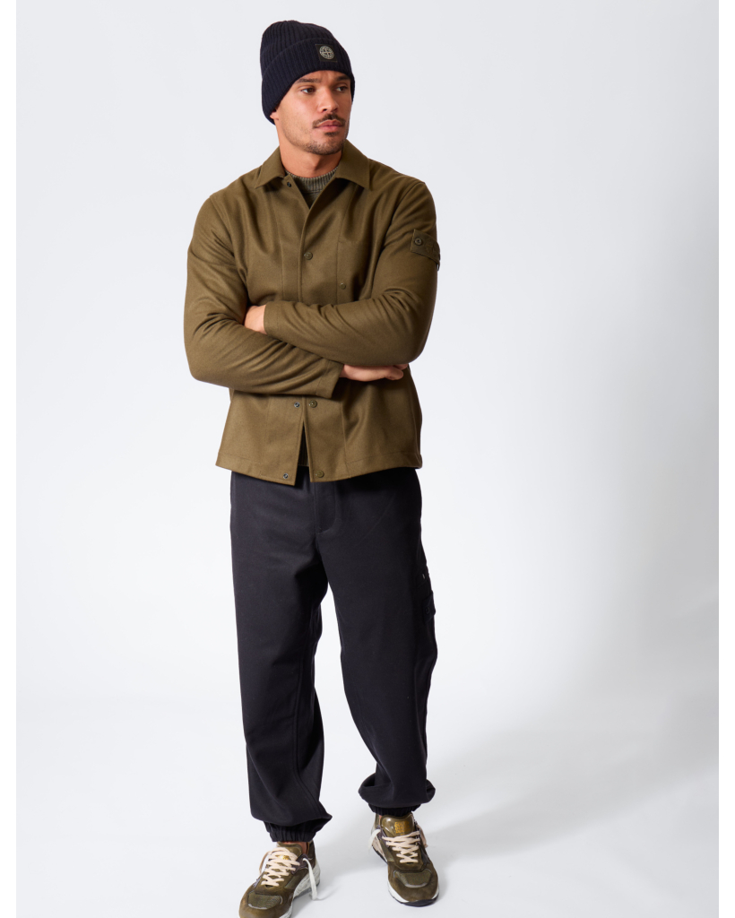 1200020 Woolen Overshirt Military