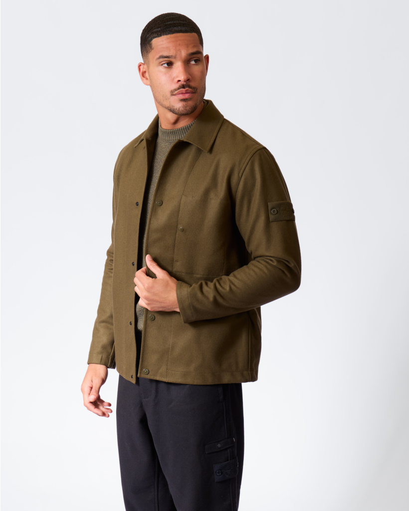 1200020 Woolen Overshirt Military