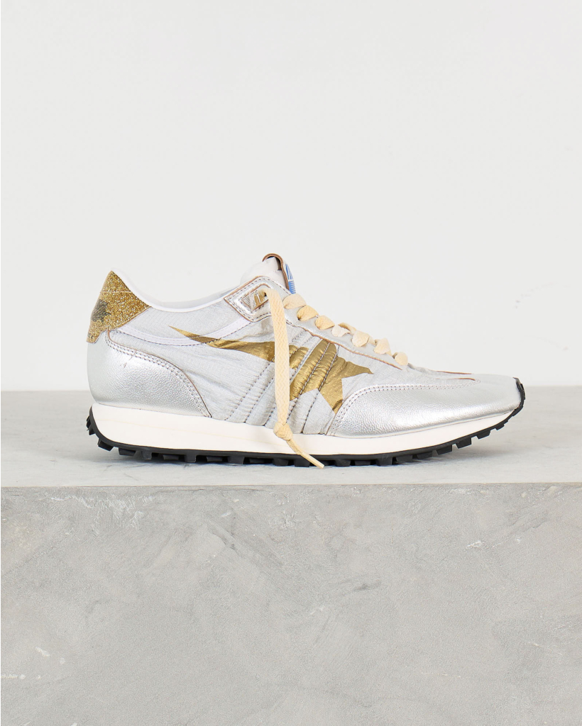 Running Marathon Sneaker Silver/Gold
