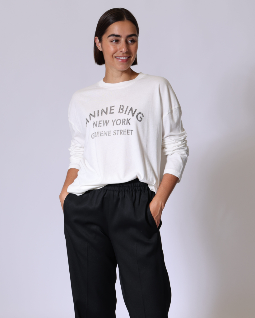 Ivan Long Sleeve with Ivory Print