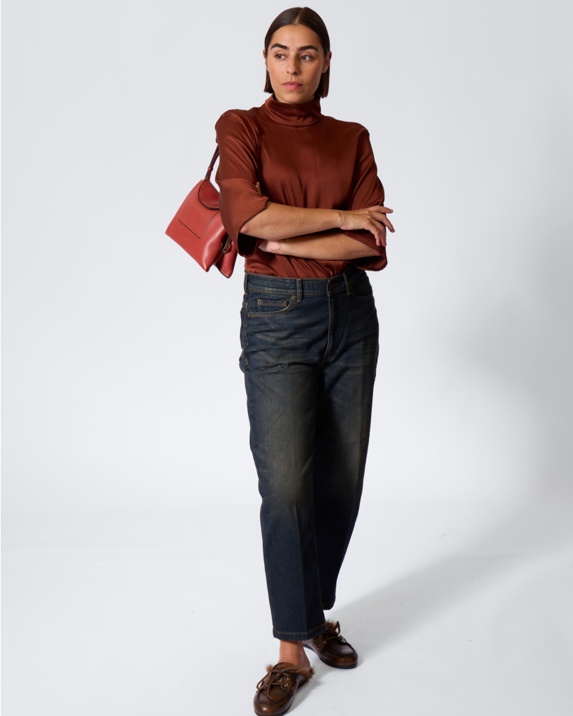 Flown Low-waist Jeans Dark Blue L34