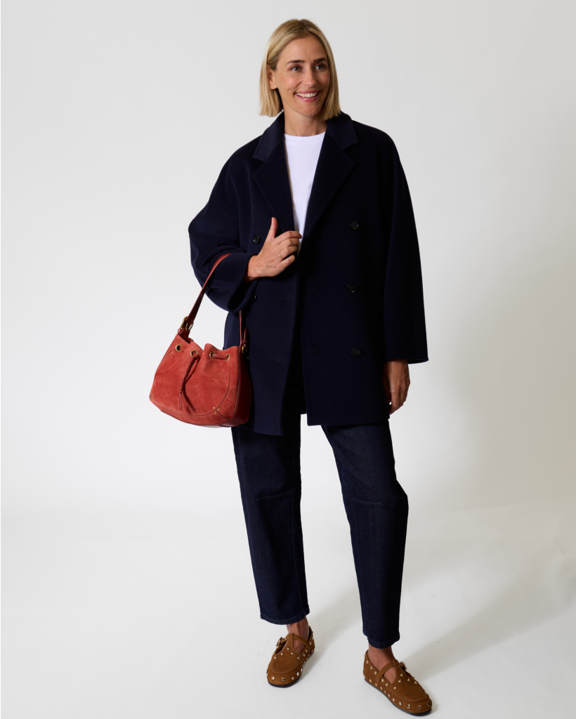 Ocean Cropped Barrel Jeans Pure Rinsed