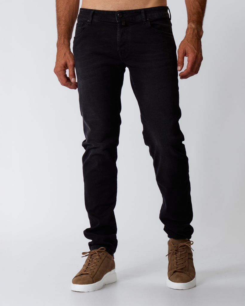Nick Rinse Wash Slim Jeans Black