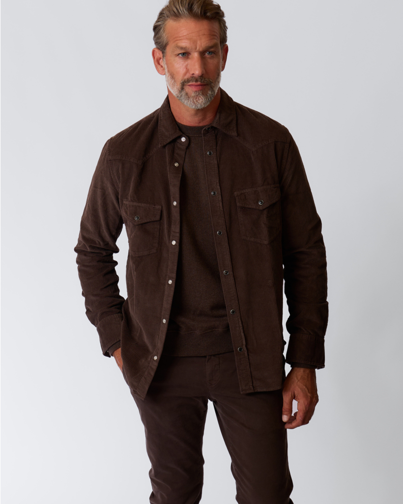 Brown Corduroy Overshirt