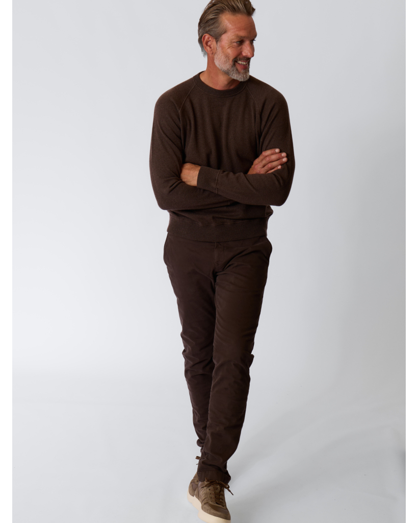 Cashmere Long Sleeve Knit Brown