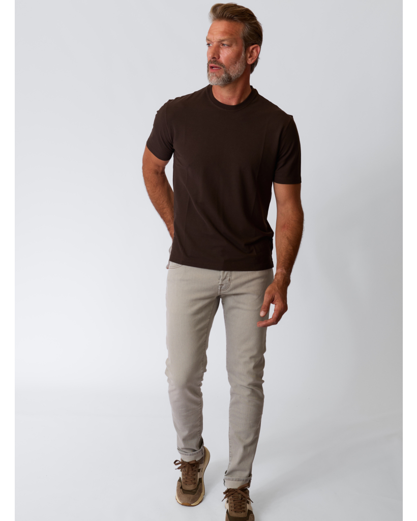 Nick Vintage Wash Slim Jeans Dark Grey