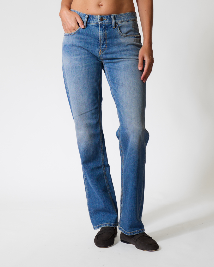 Gini Cropped Straight-Fit Jeans Metro Soft