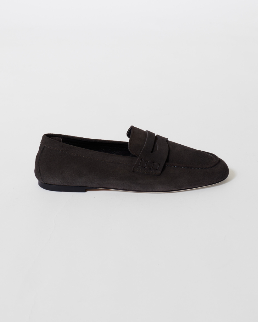 Balla Grey Suede Loafer