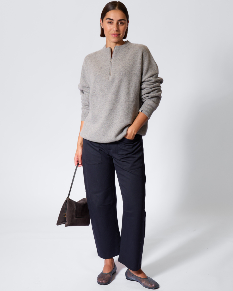 Shon Wool Trousers Midnight