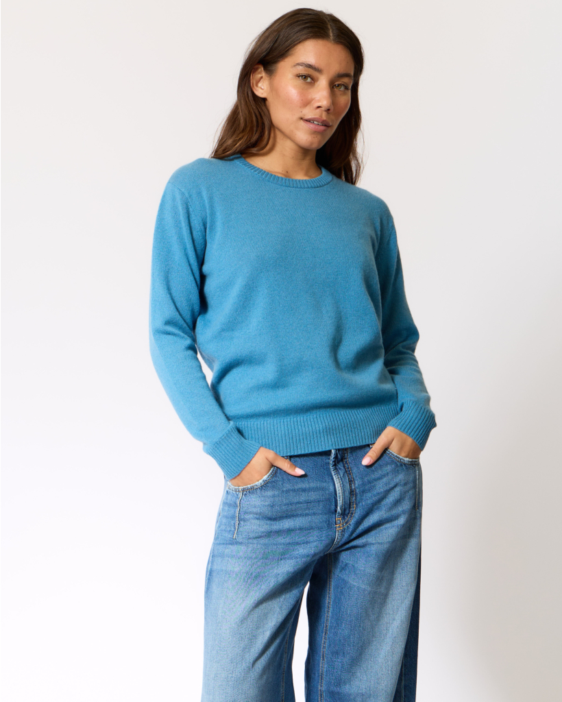 Ysee Cashmere Knit Blue Steel