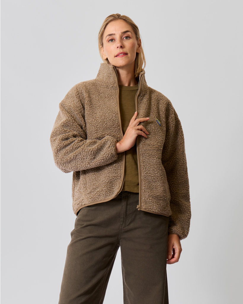 Hoktown Fleece Jacket Nutmeg Melange