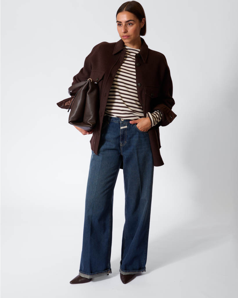 Jayla Wide Jeans Blue/Black L34