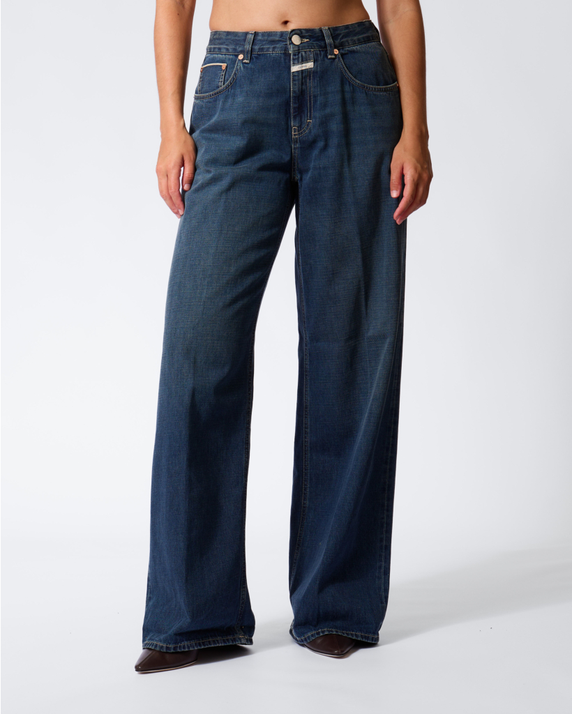 Jayla Wide Jeans Blue/Black L34