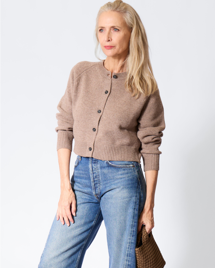wkdombrosa Wool Cardigan Hazelnut