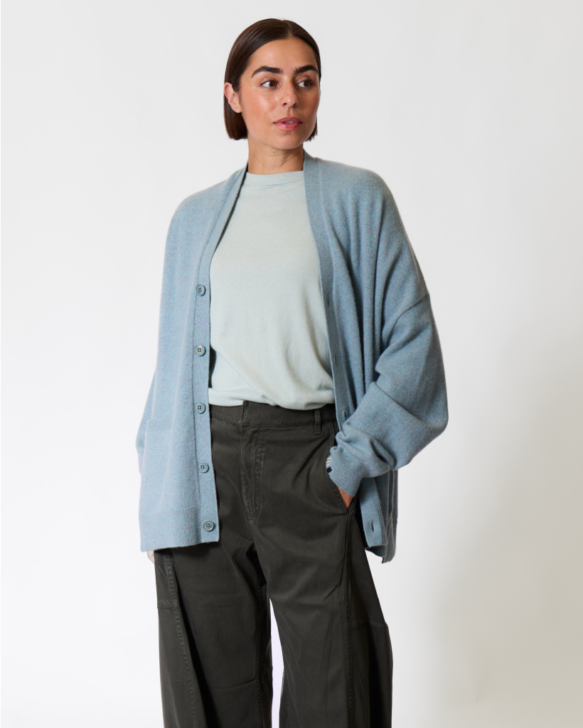 Tokyo Cashmere-Blend Cardigan Mermaid