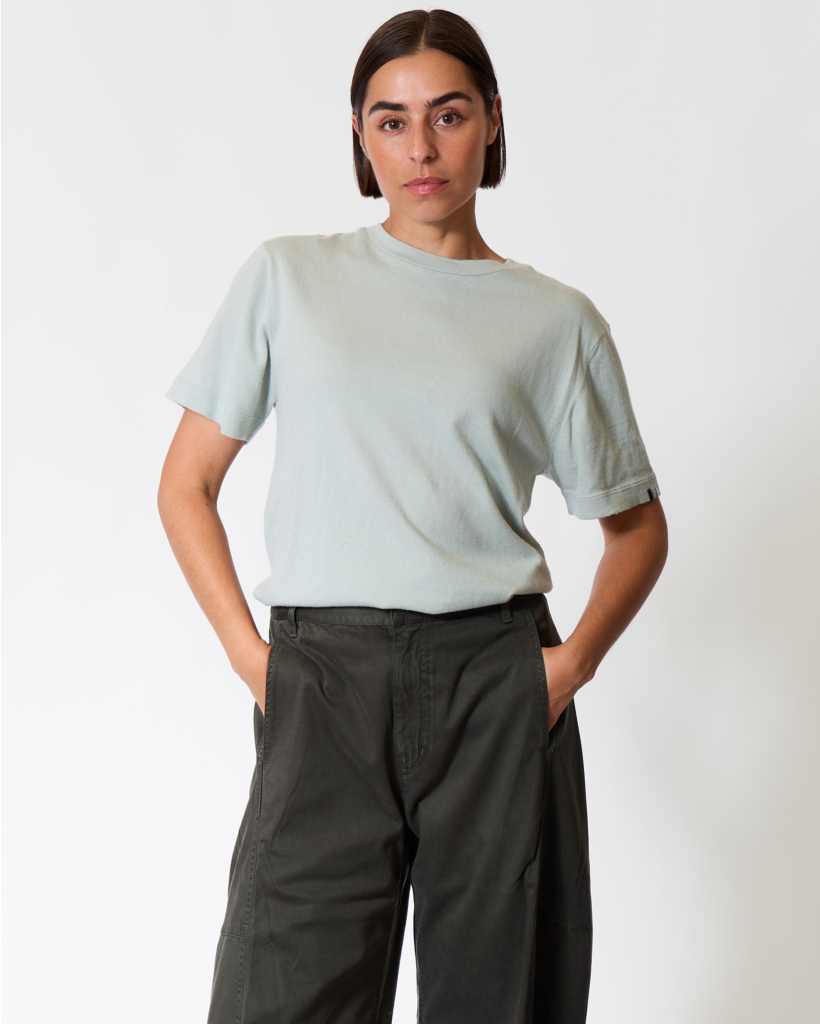 Cuba Cashmere-Blend T-shirt Glass