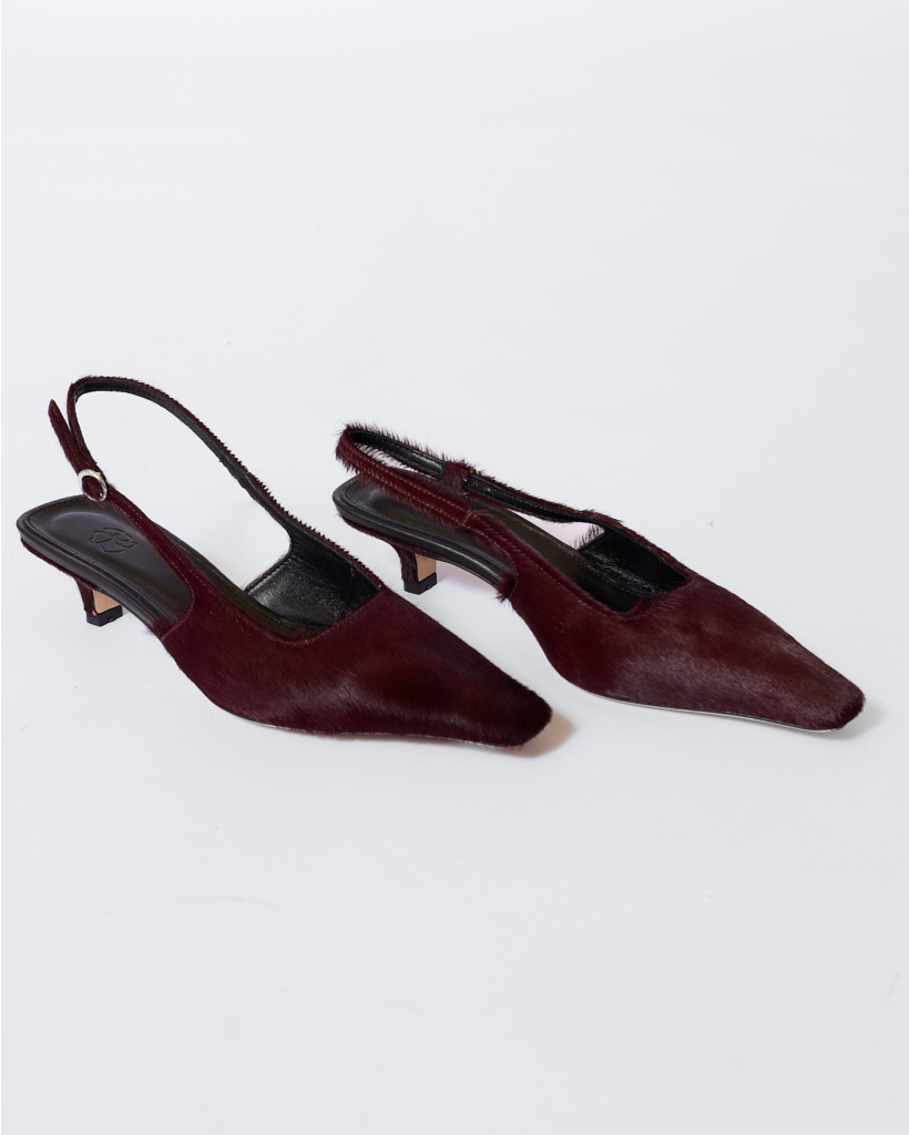 Anna Cavallino Slingback Wine