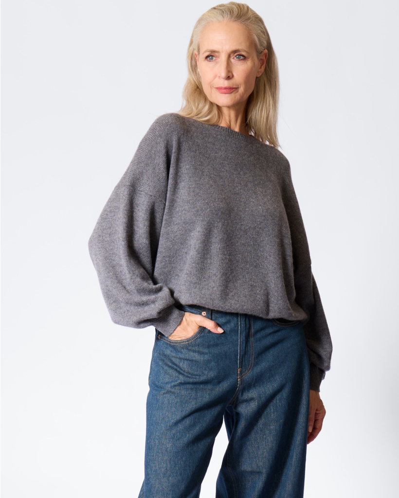 Veira Cashmere Pullover Anthracite