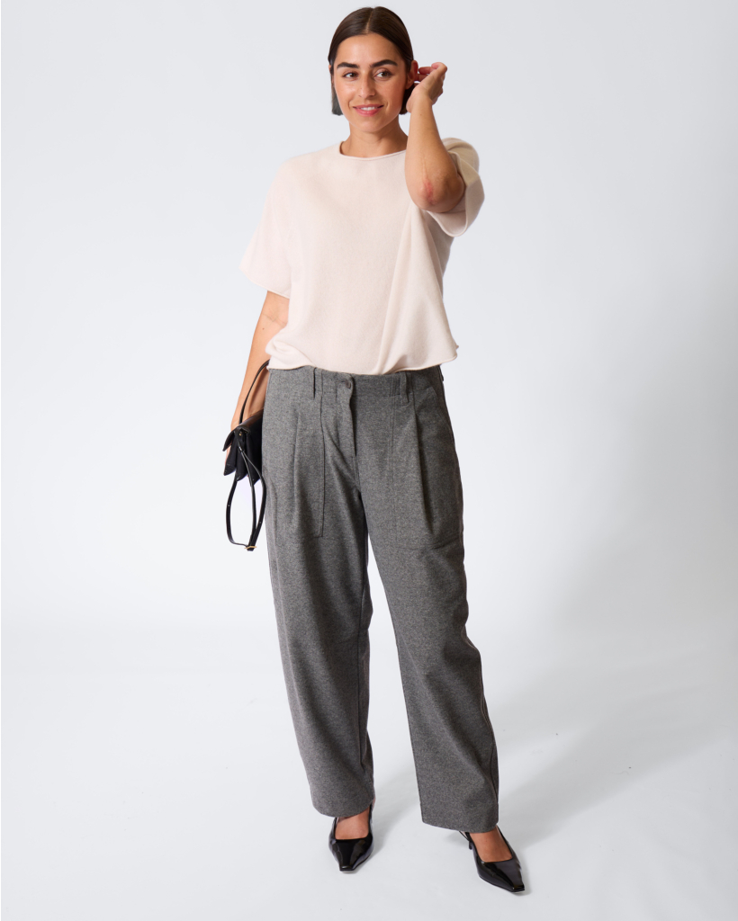 October Wool Mix Cargo Grey Melange